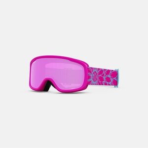Giro Buster Youth Pink Lens Goggles with Blue and Pink Strap